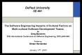 The Software Engineering Impacts of Cultural Factors on Multi-cultural Software Development Teams. By Greg Borchers 25th International Conference on Software Engineering, 2003 p540-548  Poster by: Olman Hern PowerPoint PPT Presentation