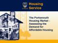 The Portsmouth Housing Market Assessing the Demand for Affordable Housing PowerPoint PPT Presentation