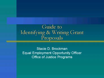 Guide to Identifying