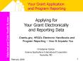 Your Grant Application and Program Reporting PowerPoint PPT Presentation