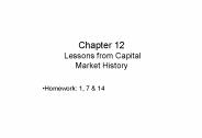 T12.1   Chapter Outline