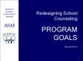Redesigning School Counseling PowerPoint PPT Presentation