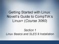 Getting Started with Linux: Novells Guide to CompTIAs Linux Course 3060 PowerPoint PPT Presentation