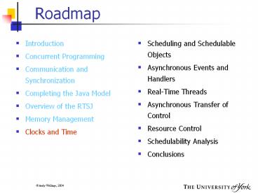 Roadmap