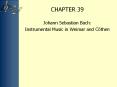 Johann Sebastian Bach: PowerPoint PPT Presentation