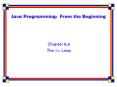 Java Programming: From the Beginning PowerPoint PPT Presentation
