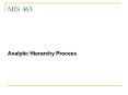 MIS 463 PowerPoint PPT Presentation