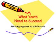 What Youth Need to Succeed