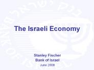 The Israeli Economy