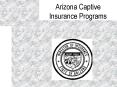 Arizona Captive Insurance Programs PowerPoint PPT Presentation