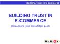 BUILDING TRUST IN ECOMMERCE PowerPoint PPT Presentation