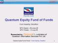 Quantum Equity Fund of Funds PowerPoint PPT Presentation