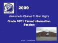Welcome to Charles P' Allen Highs PowerPoint PPT Presentation