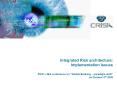 Integrated Risk architecture: Implementation Issues FICCI - IBA conference on  PowerPoint PPT Presentation