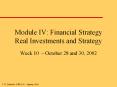 Module%20IV:%20Financial%20Strategy%20Real%20Investments%20and%20Strategy PowerPoint PPT Presentation