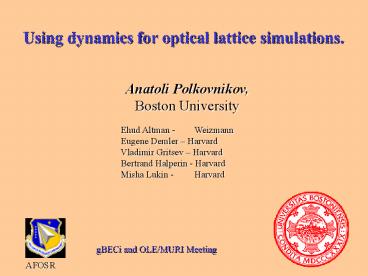 presentation player overlay