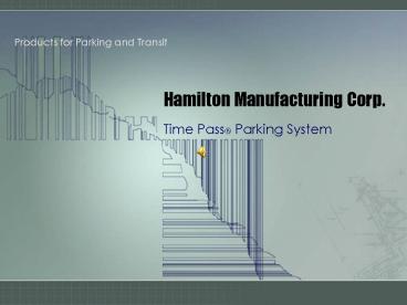 Hamilton Manufacturing Corp.