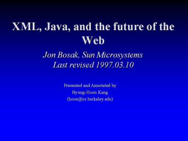 Jon%20Bosak,%20Sun%20Microsystems%20Last%20revised%201997.03.10