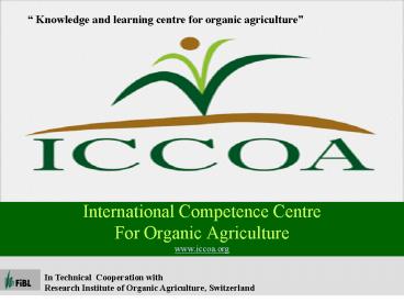 International Competence Centre