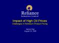 Impact of High Oil Prices PowerPoint PPT Presentation