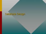 Database Design