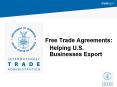 Free Trade Agreements: PowerPoint PPT Presentation