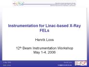 Instrumentation%20for%20Linac-based%20X-Ray%20FELs