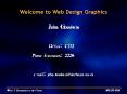 Welcome to Web Design Graphics PowerPoint PPT Presentation