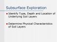 Subsurface Exploration PowerPoint PPT Presentation