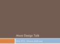 More Design Talk PowerPoint PPT Presentation