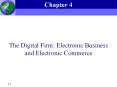The Digital Firm: Electronic Business and Electronic Commerce PowerPoint PPT Presentation