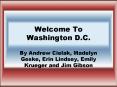 Welcome To Washington D'C' PowerPoint PPT Presentation