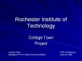 Rochester%20Institute%20of%20Technology PowerPoint PPT Presentation