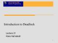 Introduction to Deadlock PowerPoint PPT Presentation
