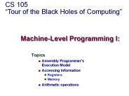 Machine-Level Programming I: