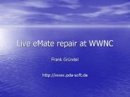 Live eMate repair at WWNC