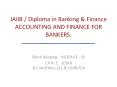 JAIIB / Diploma in Banking PowerPoint PPT Presentation