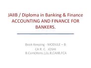 JAIIB / Diploma in Banking