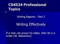 CS4524 Professional Topics PowerPoint PPT Presentation