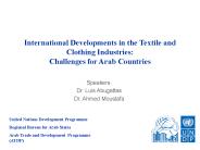 ATDPThe Arab Textile Industries Forum