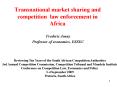 Transnational market sharing and competition law enforcement in Africa PowerPoint PPT Presentation
