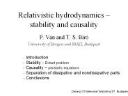 Relativistic hydrodynamics 