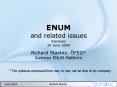 ENUM and related issues Siemens 30 June 2004 PowerPoint PPT Presentation