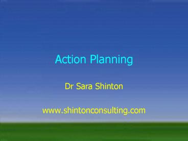 Action Planning