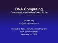 DNA Computing Computation with the Code of Life PowerPoint PPT Presentation