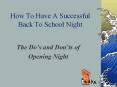 How%20To%20Have%20A%20Successful%20Back%20To%20School%20Night PowerPoint PPT Presentation