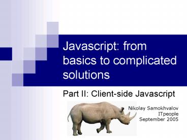 presentation player overlay