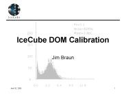 IceCube DOM Calibration