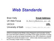 Web Standards