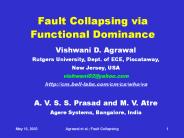 Fault Collapsing via Functional Dominance